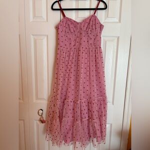 Betsey Johnson Pink Heart Dress